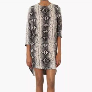 TopShop Animal Print Shift Dress